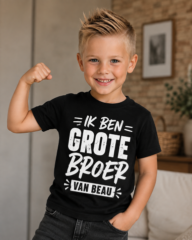 Gepersonaliseerd Shirt met Tekst Grote Broer