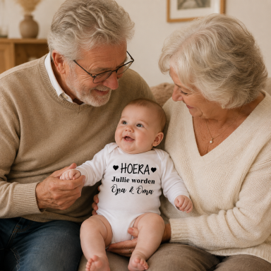 Baby Romper met tekst  Opa en Oma
