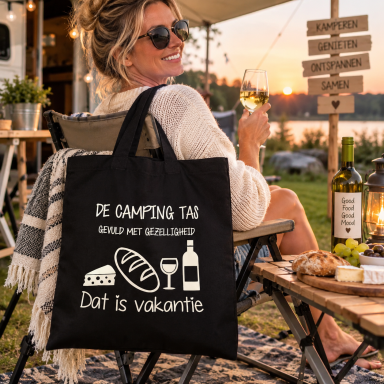 Tassen met Tekst Camping