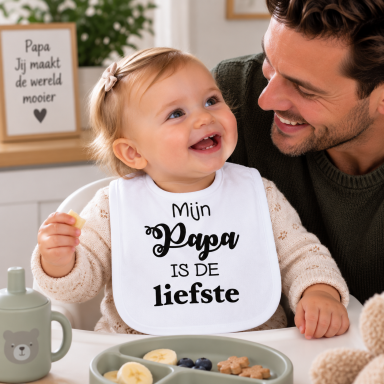 Baby Slabbetje met tekst 