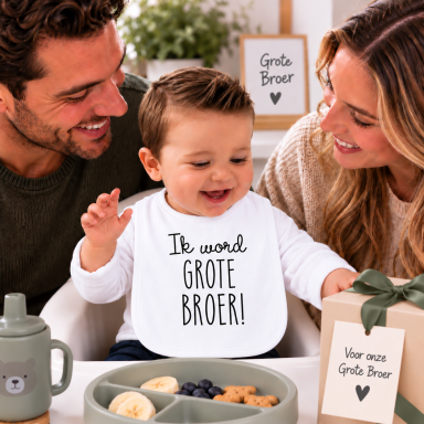 Baby Slabbetje met tekst 