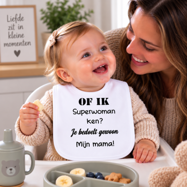 Baby Slabbetje met tekst 