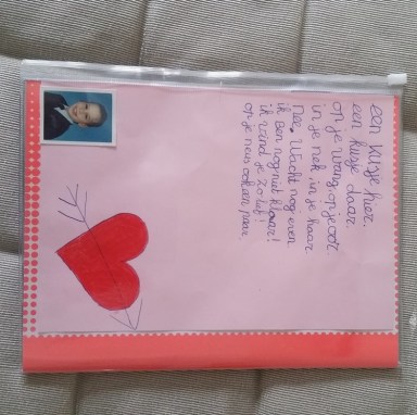 Notitieblok met insteekhoes Bedankt voor de leerstof