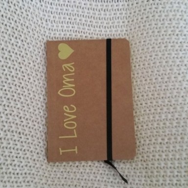 Notitieblok I love Oma