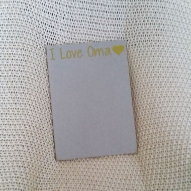 Notitieblok I love Oma