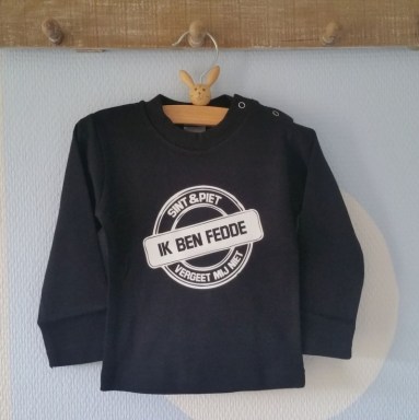Shirtje Baby Sint en Piet Ik ben .. naam... vergeet mij niet
