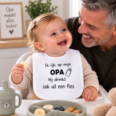 Baby Slabbetje met tekst 
