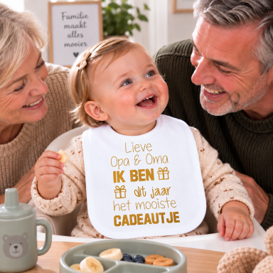 Baby Slabbetje met tekst 