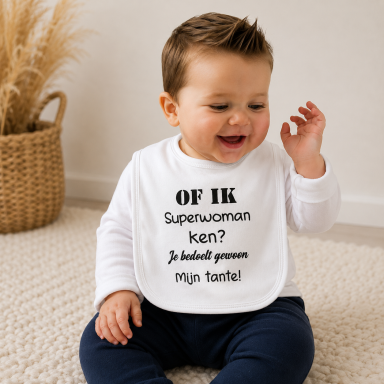 Baby Slabbetje met tekst 