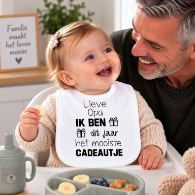 Baby Slabbetje met tekst 