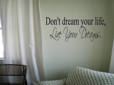 Dont dream life.. sticker
