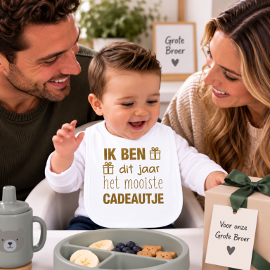 Baby Slabbetje met tekst 