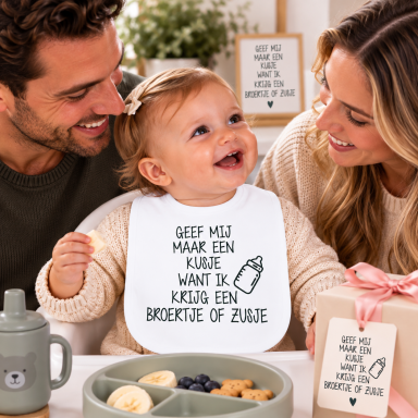 Baby Slabbetje met tekst 