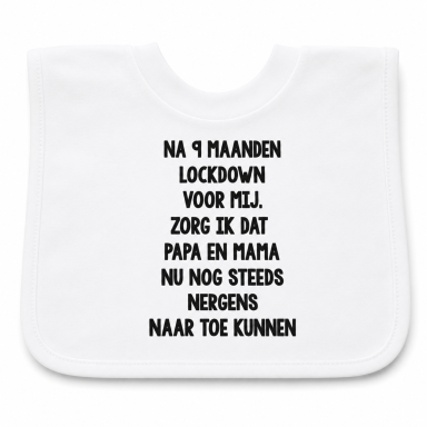 Baby Slabbetje met tekst - 