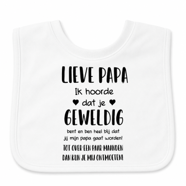 Baby Slabbetje met tekst 