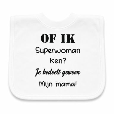 Baby Slabbetje met tekst 