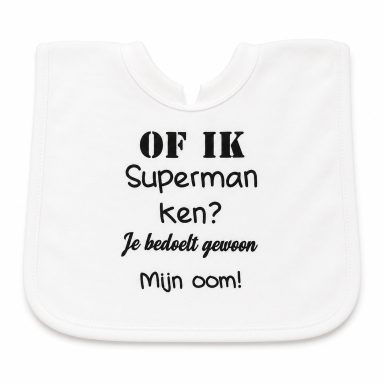 Baby Slabbetje met tekst 
